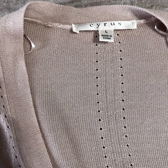 Cyrus Women's Cardigan Set - Cream and Green - Picture 4 of 5